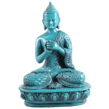 Teaching Buddha Turquoise looking RB-100D